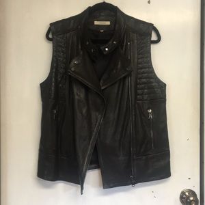 J Brand leather vest